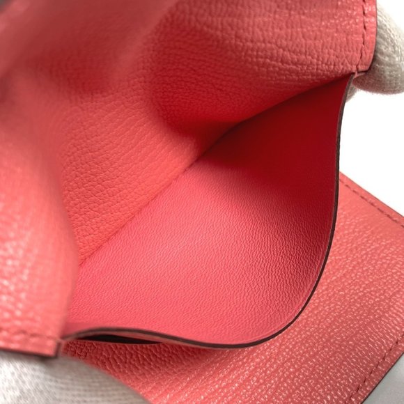 HERMES Click Mini H Logo Business Card Holder Chevre Pink - Picture 14 of 16